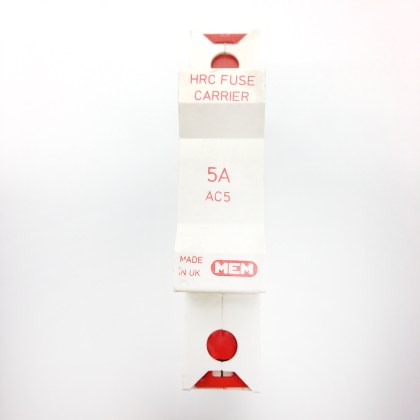 MEM Delta AC5 5A 5 Amp HRC Fuse Carrier Circuit Breaker